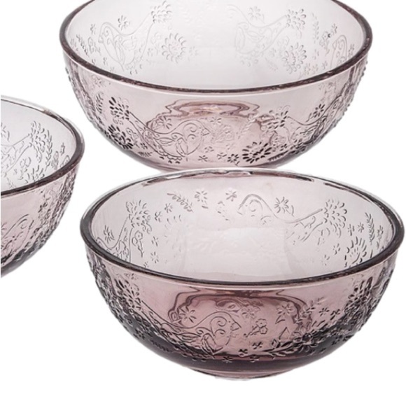 The Pioneer Woman 3 Piece Glass Prep Bowl Set Rose - Picture 2 of 4